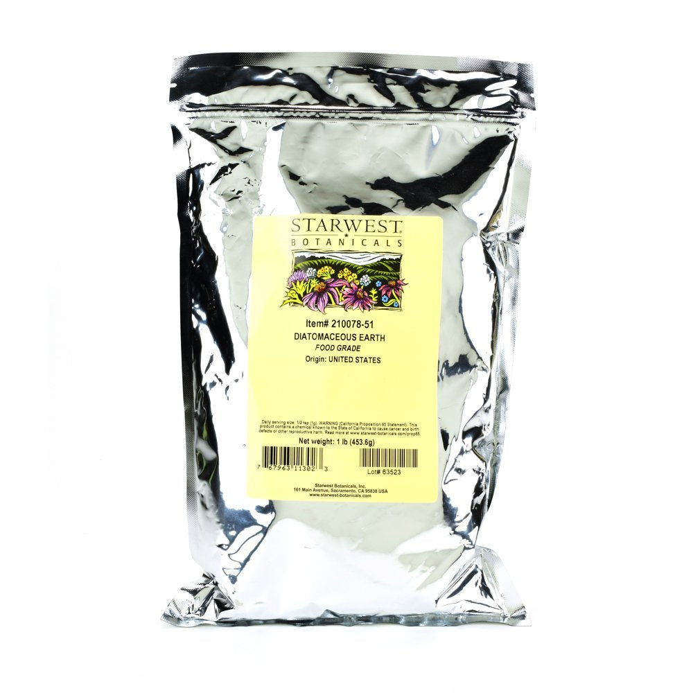 Starwest Botanicals Diatomaceous Earth 1lb front view