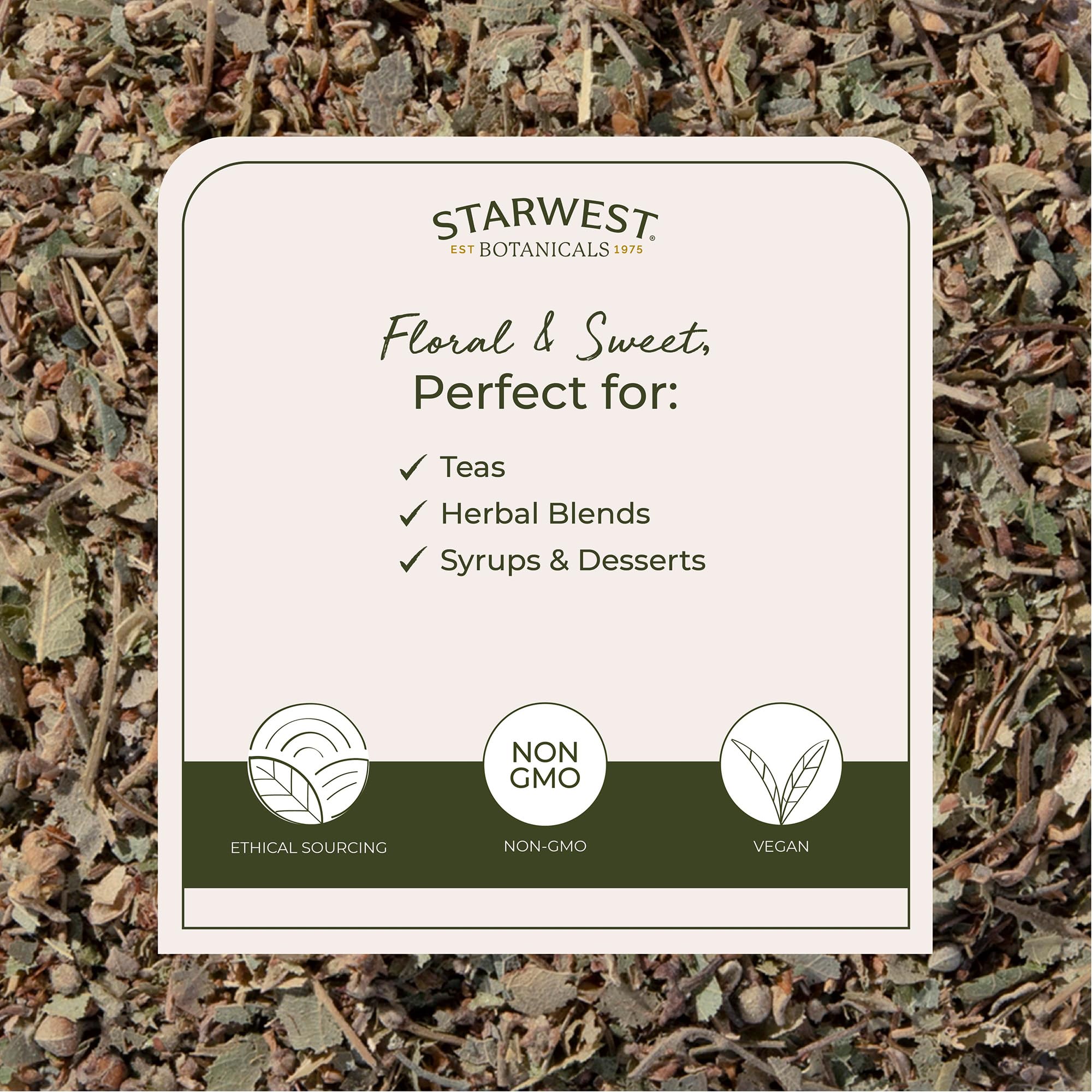 Starwest Botanicals Echinacea 68g package back view