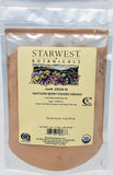 Starwest Botanicals Hawthorn Berry 113g organic supplement packaging