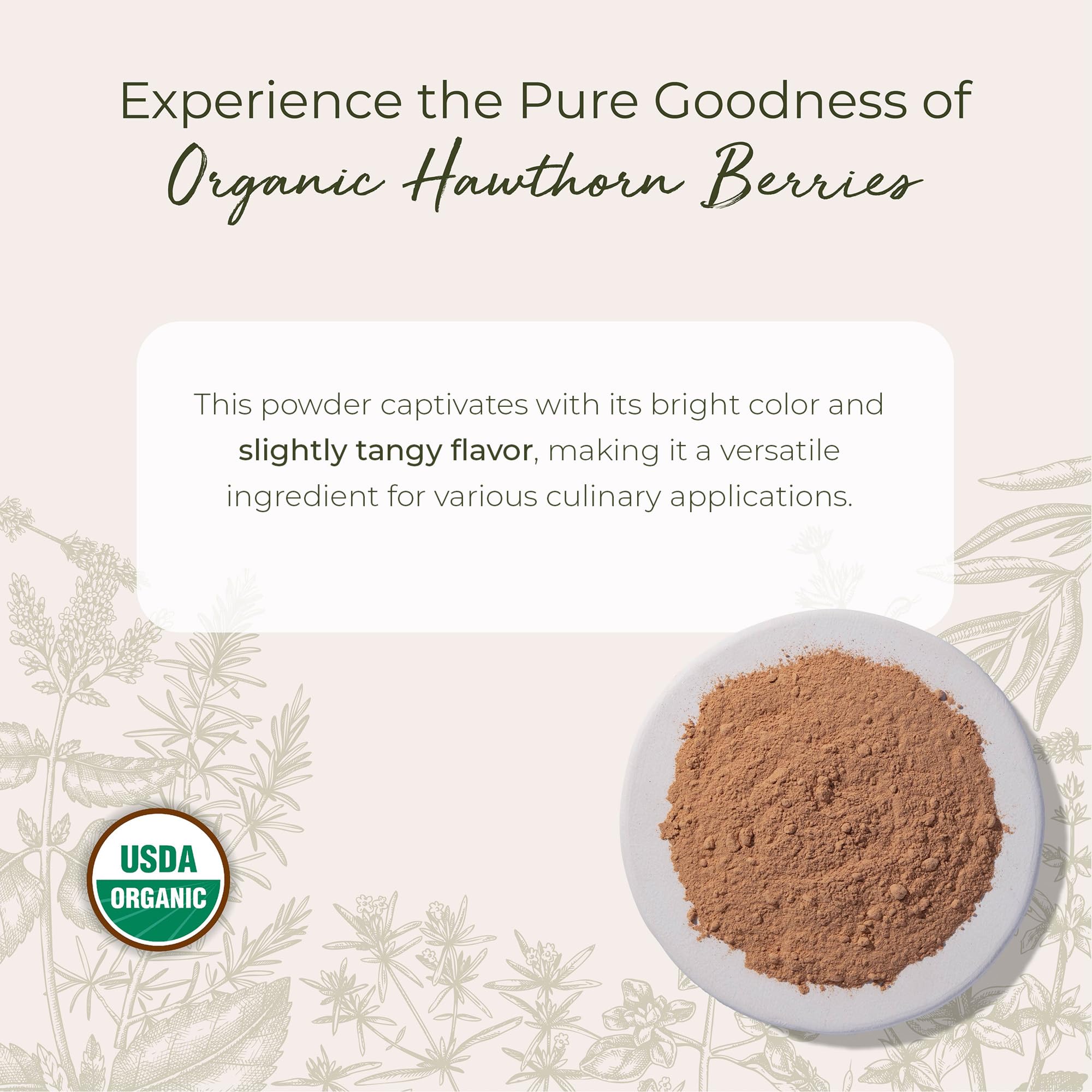 Starwest Botanicals Hawthorn Berry Powder packaging