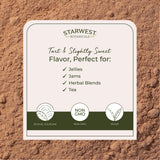 Starwest Botanicals Hawthorn Berry Powder scoop with powder