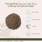 Starwest Botanicals Kava Kava Root in a bowl with herbs