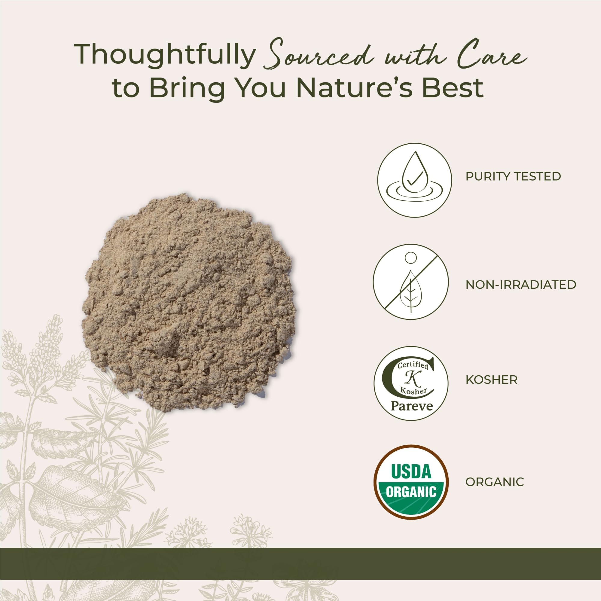 Starwest Botanicals Marshmallow Root Powder in a bowl