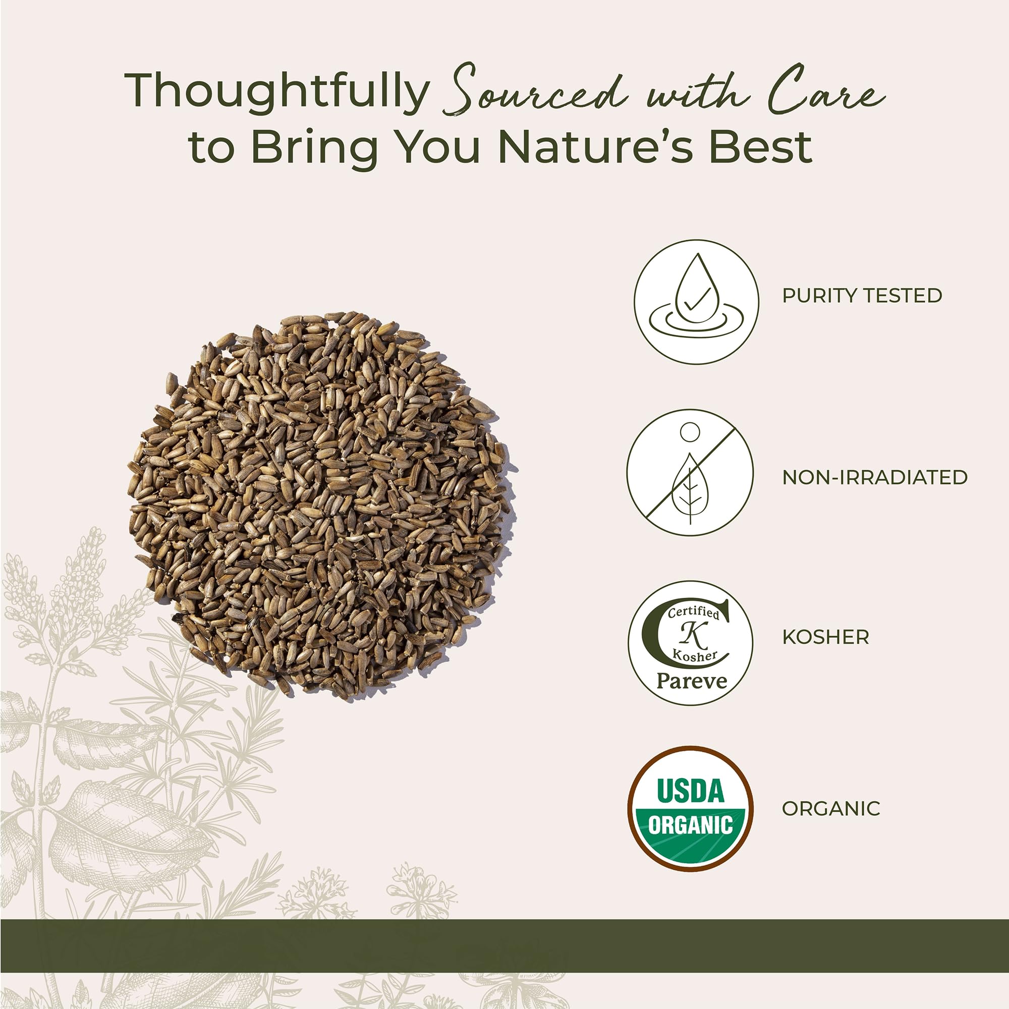 Starwest Botanicals Milk Thistle Seed 431g packaging details