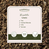 Starwest Botanicals Mullein Leaf dried leaves close-up