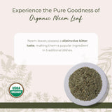 Starwest Botanicals Neem Leaf 472g back view packaging