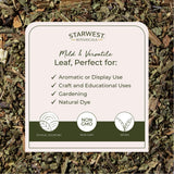 Starwest Botanicals Organic Comfrey Leaf Cut and Sifted 454g back view