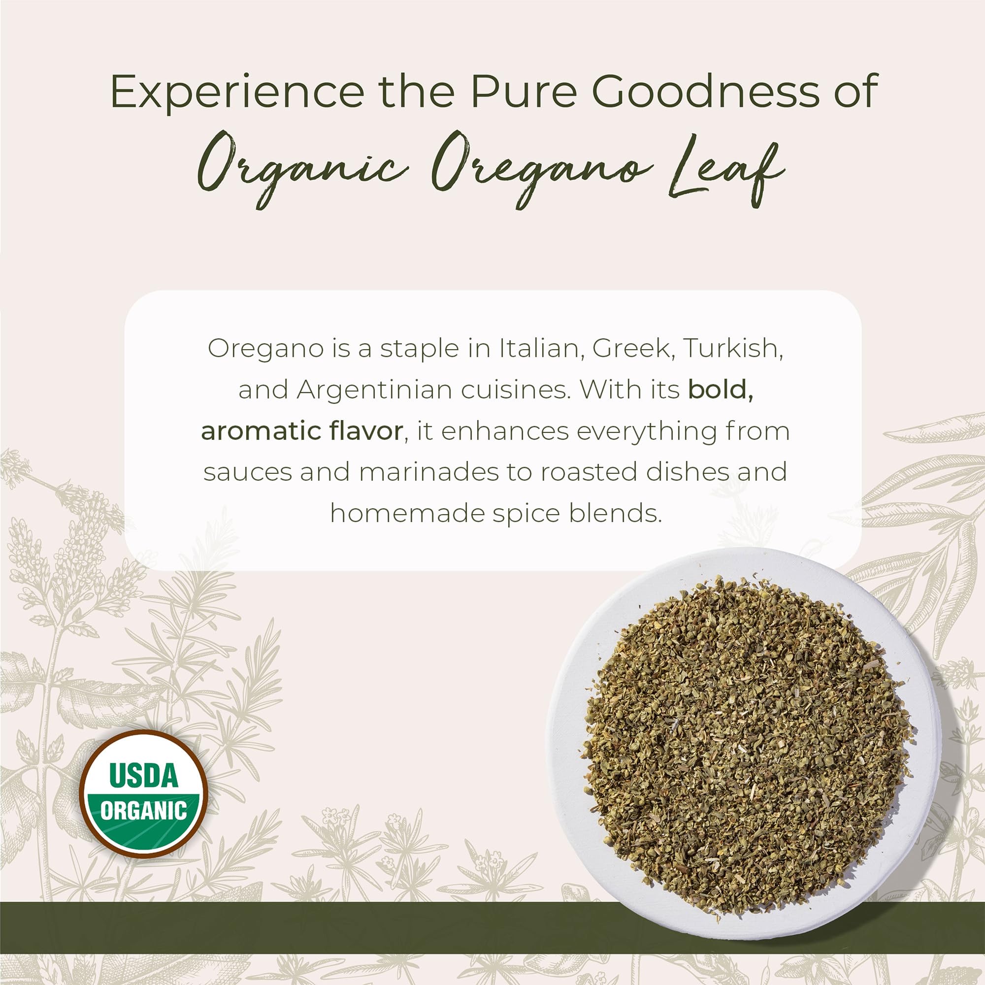 Starwest Botanicals Organic Oregano Leaf packaging