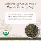 Starwest Botanicals Organic Red Raspberry Leaf Tea packaging