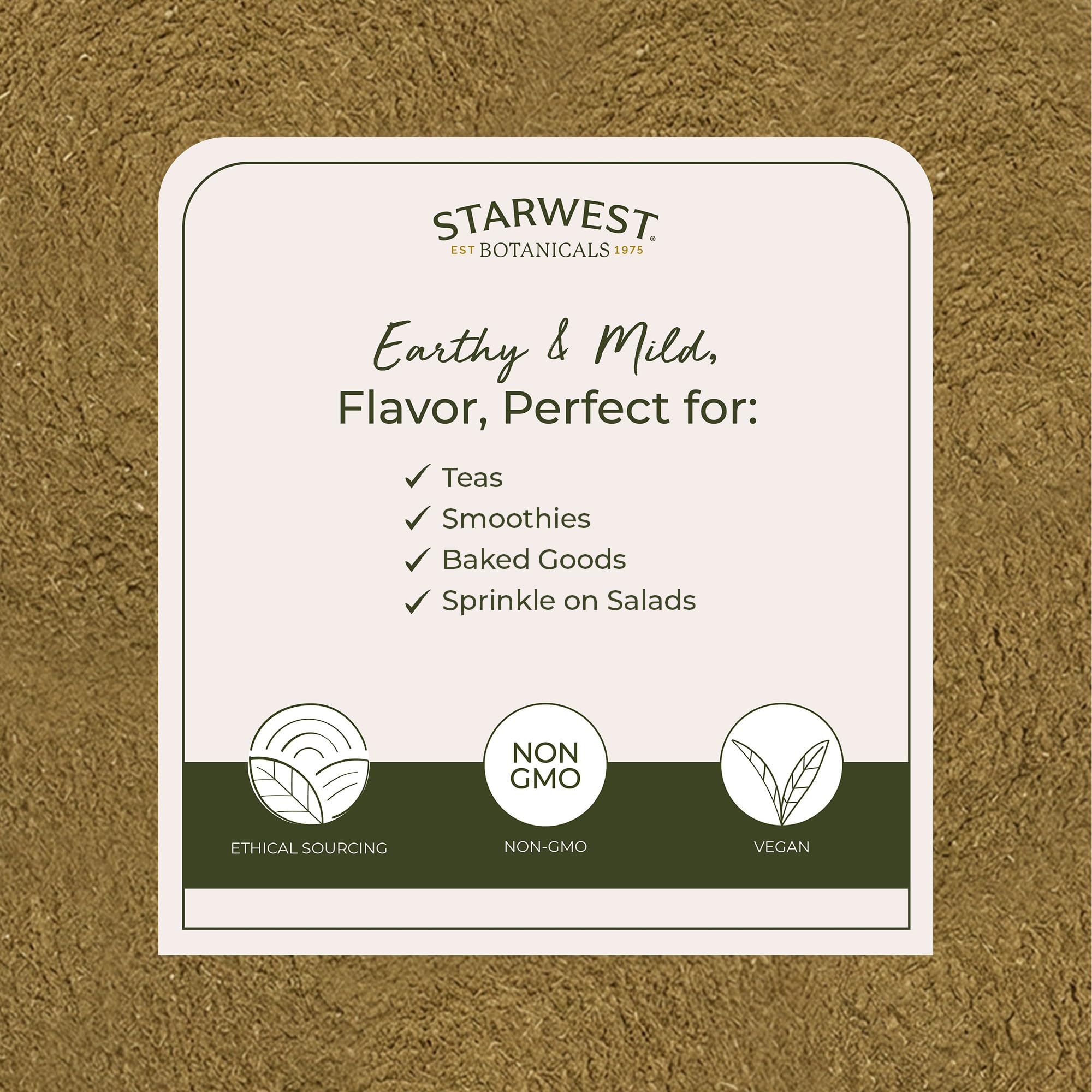 Starwest Botanicals St. John's Wort powder close-up
