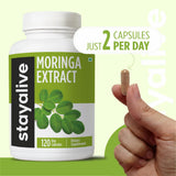 STAY ALIVE Moringa Oleifera Capsules packaging details