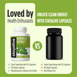STAY ALIVE Moringa Oleifera Capsules with nutritional information