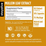 STAY ALIVE Mullein Leaf Capsules 1000mg side view