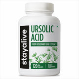 STAY ALIVE Ursolic Acid Supplement 300mg bottle front view