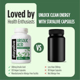 STAY ALIVE Ursolic Acid Supplement 300mg ingredients list