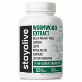 STAY ALIVE Wormwood Complex 120 vegan capsules front view