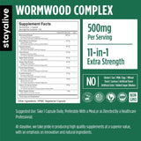 STAY ALIVE Wormwood Complex bottle with 120 capsules