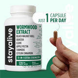 STAY ALIVE Wormwood Complex capsules with measuring spoon