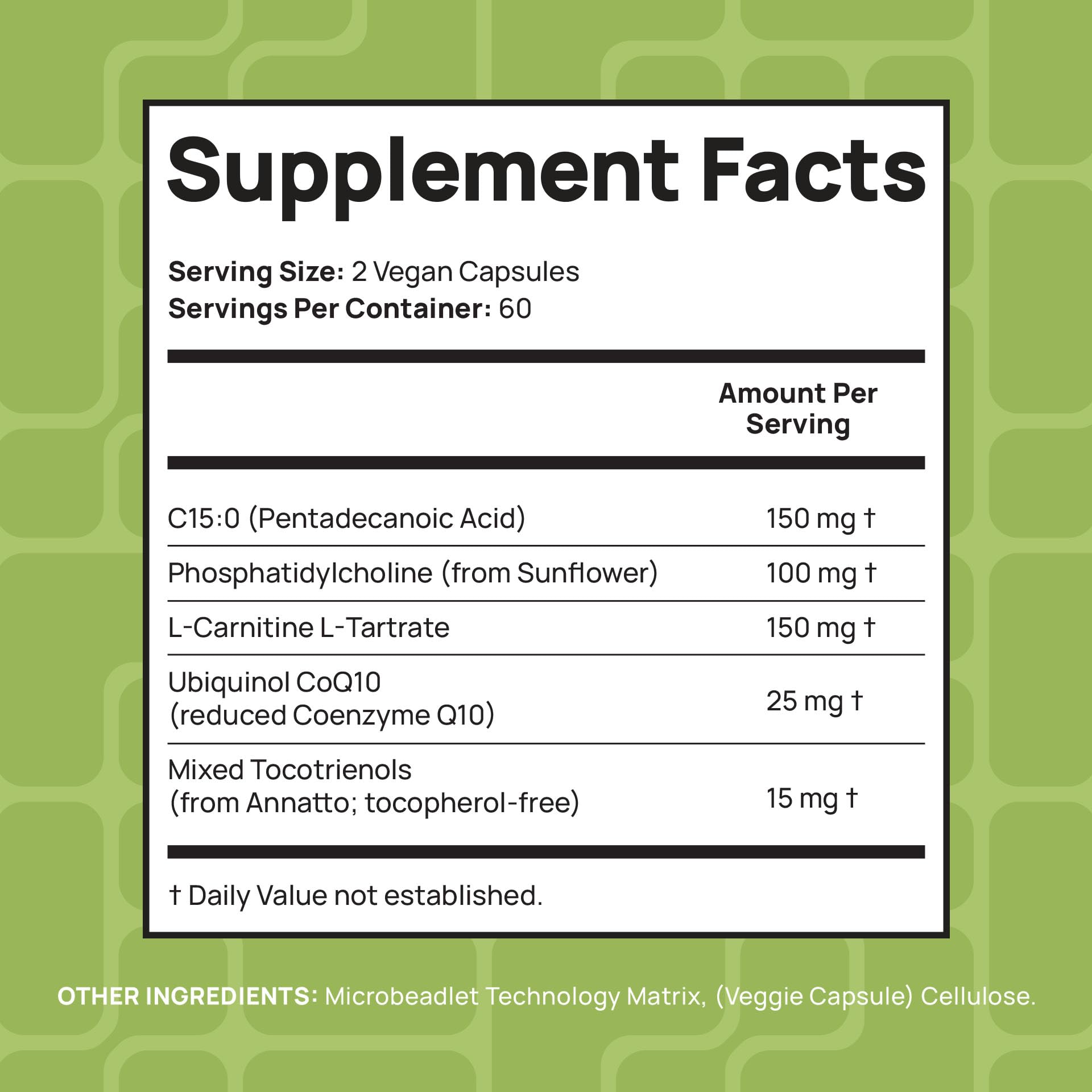 Stay-Well Naturals C15:0 Pentadecanoic Acid 100g supplement micro-granule technology