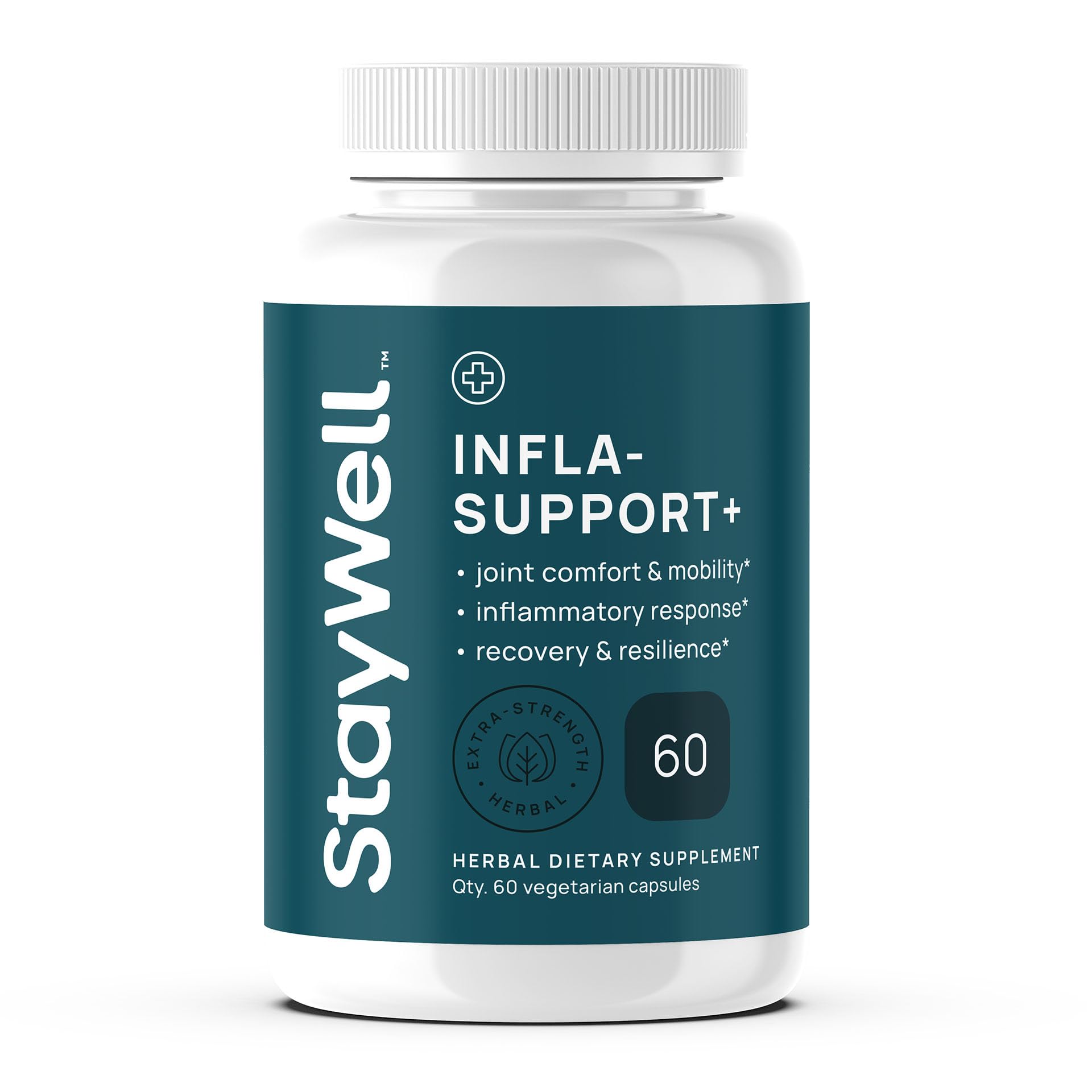 Stay-Well Naturals Curcumin Herbal Supplement front view