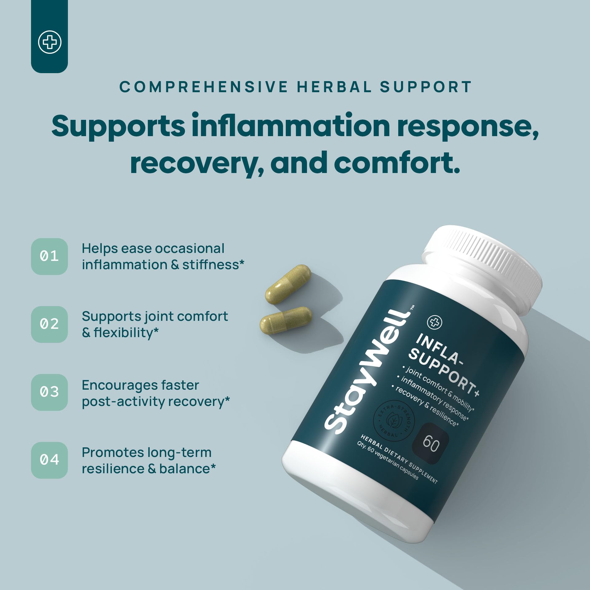 Stay-Well Naturals Curcumin Herbal Supplement packaging