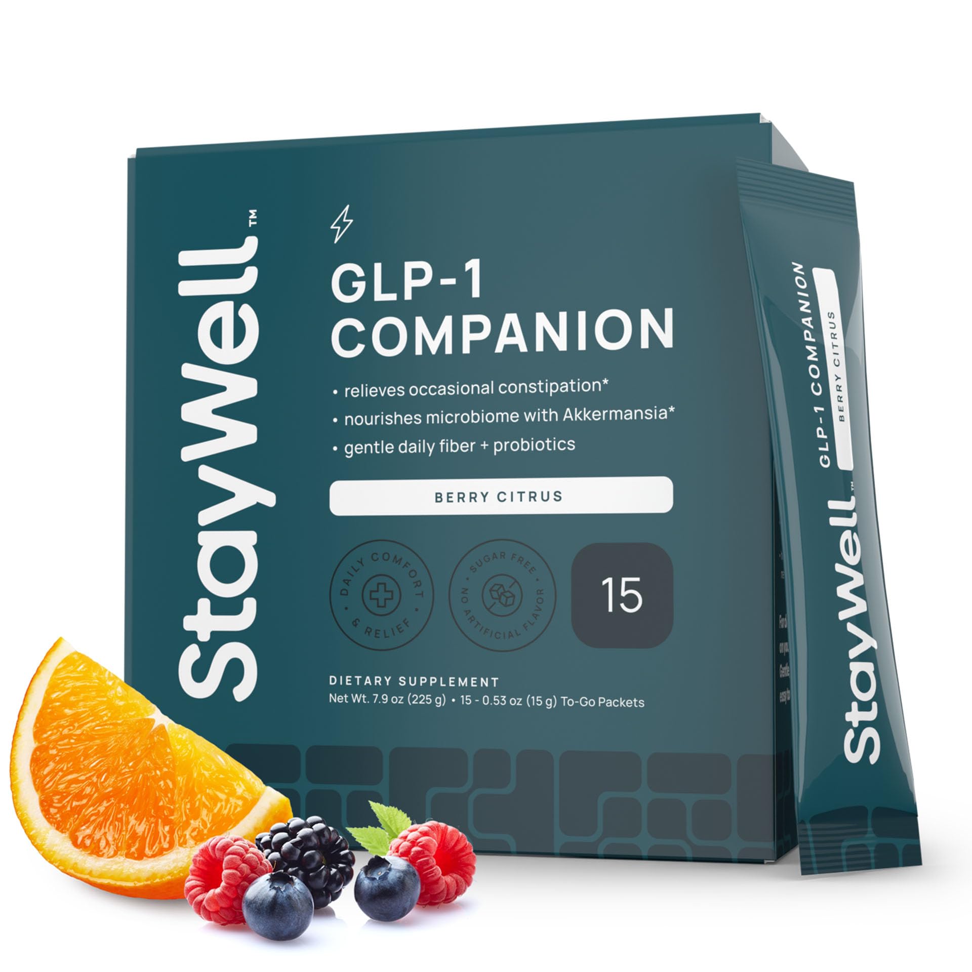 Stay-Well Naturals GLP-1 Companion Probiotic Drink Mix front view