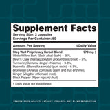 Stay-Well Naturals Turmeric Herbal Supplement 100g ingredients list