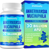 Steblowlly Akkermansia Probiotic Capsules 60 Count front view