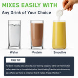 SteelFit Creatine Monohydrate 500g mixed with water