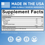 SteelFit Creatine Monohydrate Gummies Blue Raspberry with nutrition facts