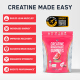 SteelFit Creatine Monohydrate Gummies juicy watermelon flavour