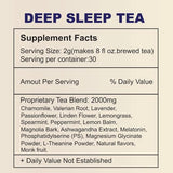 Steeping Truth Leaves Deep Sleep Bedtime Tea in a cup