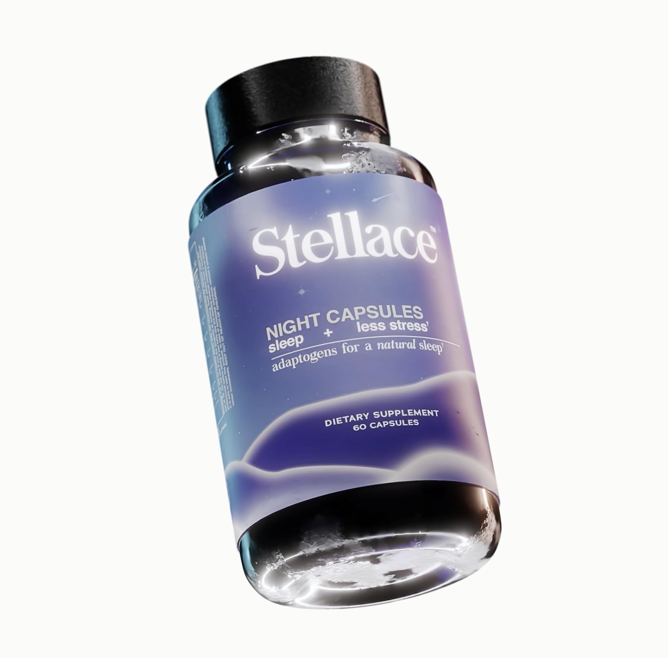 Stellace Night Capsules 60 count bottle front view