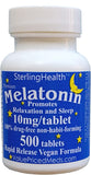 SterlingHealth Melatonin 10mg tablets bottle front view