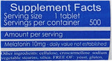 SterlingHealth Melatonin 10mg tablets close-up