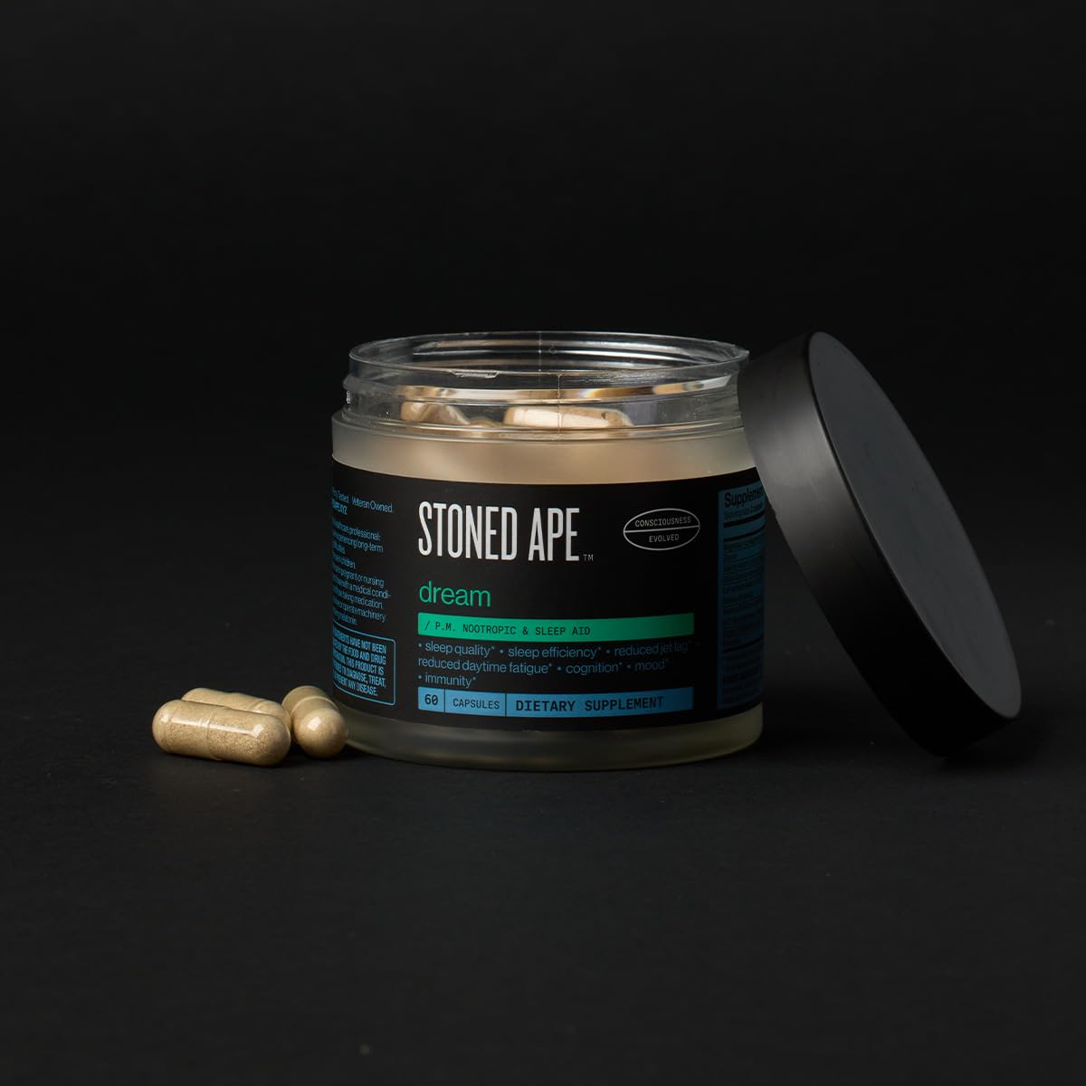 Stoned Ape Dream Sleep Aid capsule close-up