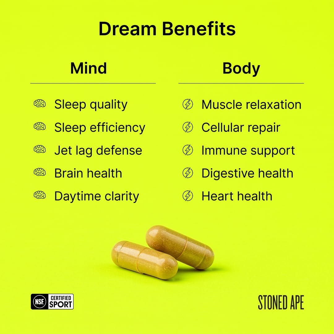 Stoned Ape Dream Sleep Aid label detail
