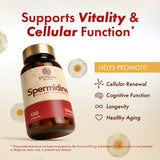 STONERA Spermidine Capsules 10mg bottle side view