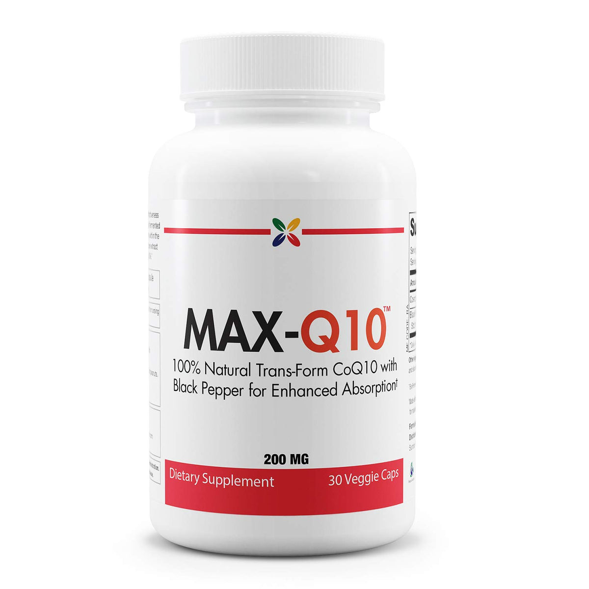Stop Aging Now CoQ10 100mg Capsules front view
