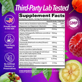 stripfast5000 Night Bullets capsules in a glass