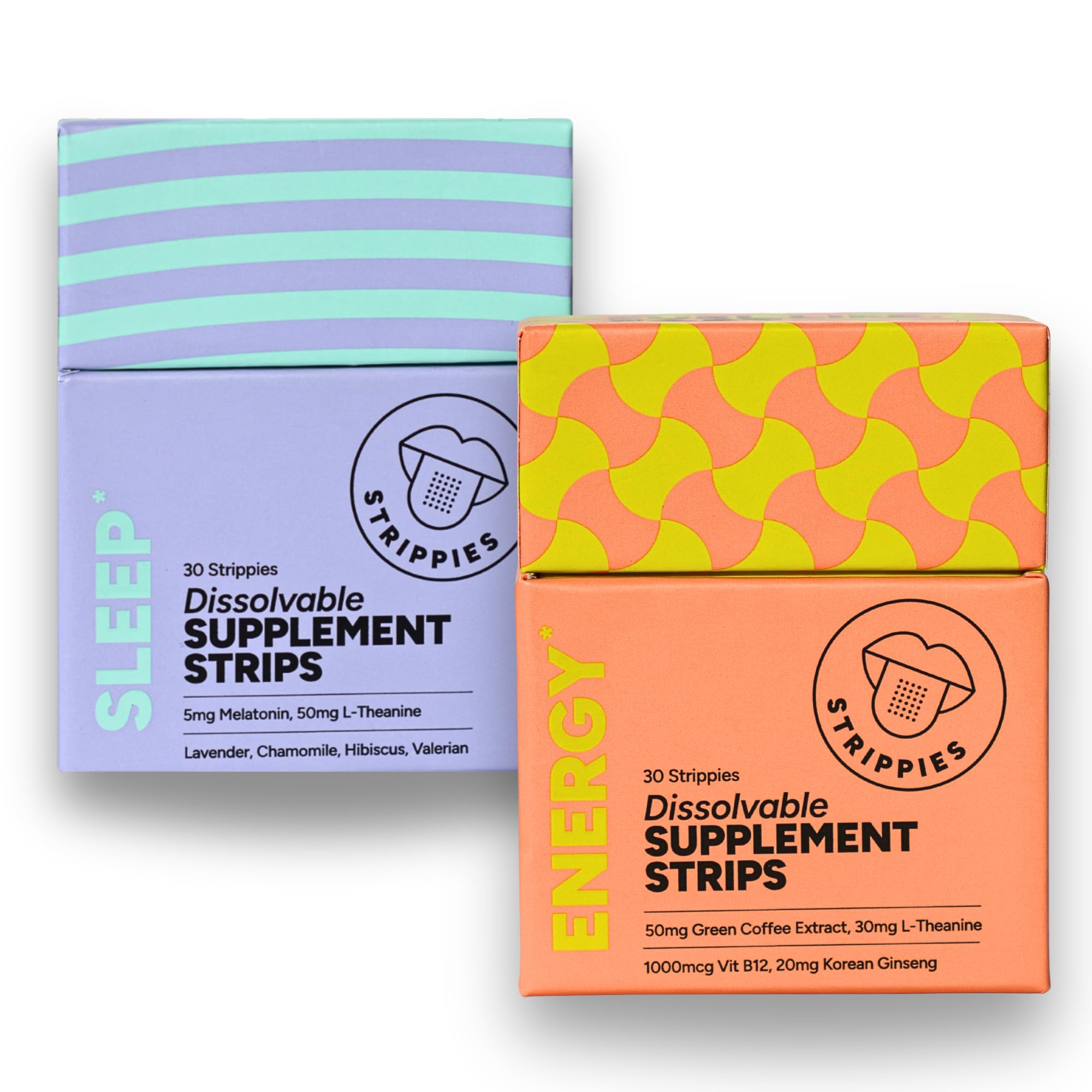 STRIPPIES Dissolvable Strips Multi-Pack front view with packaging