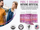 Strong Organics Beet & Carrot Juice Powder Capsules opened bottle