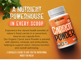 Strong Organics Carrot Juice Powder Capsules bottle side view