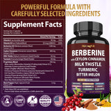 StrongVit Berberine HCL Complex Fusion supplement capsules