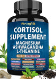 StrongVit Cortisol Supplements 120 Capsules front view