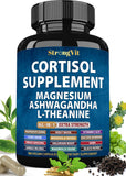StrongVit Cortisol Supplements 180 capsules front view