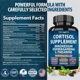 StrongVit Cortisol Supplements with lifestyle background