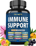 StrongVit daily wellness Support Complex 12-in-1 Supplement bottle front view