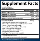 StrongVit daily wellness Support Complex 12-in-1 Supplement with measuring spoon
