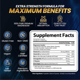 StrongVit Magnesium Supplement 1000mg on a wooden table